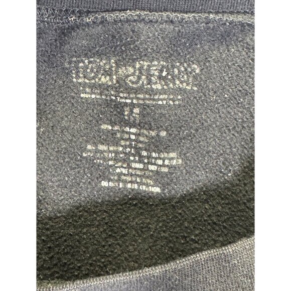 Tom & Jerry Black Sweatshirt Medium Pullover  With Sleeve Graphics Fleece-Lined - Picture 2 of 16